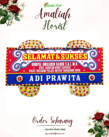 Papan Bunga Ucapan Selamat Ciandur